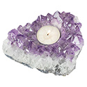 Amethyst Candle Holder